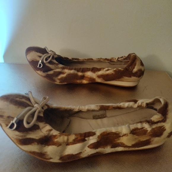 Dior flats fabric material with CD silver hardware size 36 - Picture 6 of 10